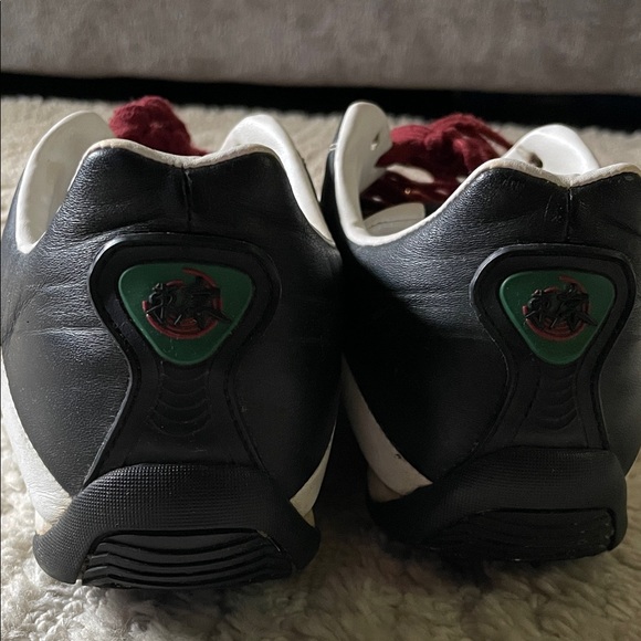 ASICS RARE JAPANESE White Sneakers with Green and Red Accents - Picture 3 of 4